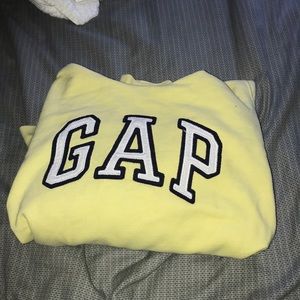 gap yellow hoodie